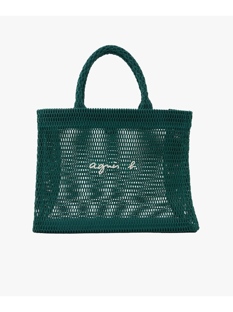 ナイロン メッシュ ラージ トートバッグ ABX03-02 agnes b. VOYAGE アニエスベー バッグ トートバッグ グリーン【送料無料】[ Fashion]｜agnes b. 23,430円