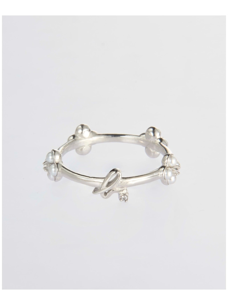 MIKIMOTO ミキモト シルバー 幸福の木 ブローチ PB-357S アコヤパール