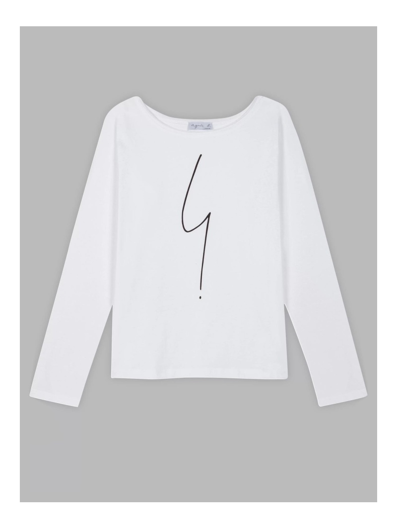 【楽天市場】SE30 TS ポワンディロニーTシャツ agnes b. FEMME アニエスベー トップス カットソー・Tシャツ ホワイト