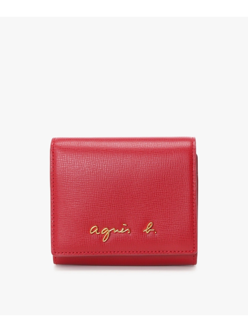 【by R 押さえる品】agnes b. なめし革 二つ折り ウォレット \
