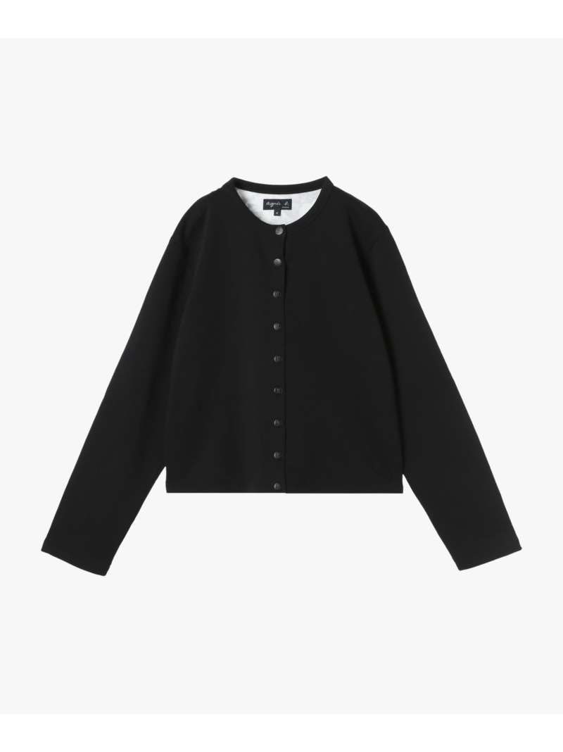 【by R 限定品】agnes b. フォトプリント 長袖 カーディガン \