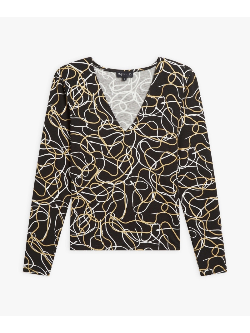 【SALE／50%OFF】JIL5 TS KITA ML トップス agnes b. FEMME アニエスベー トップス シャツ・ブラウス ブラック【RBA_E】【送料無料】[ Fashion]｜agnes b. 9,900円