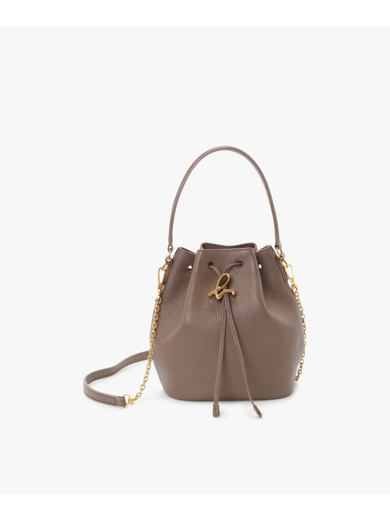レザー 2way スモール ショルダーバッグ ABS02-01 agnes b. VOYAGE アニエスベー バッグ ショルダーバッグ ブラウン【送料無料】[ Fashion]