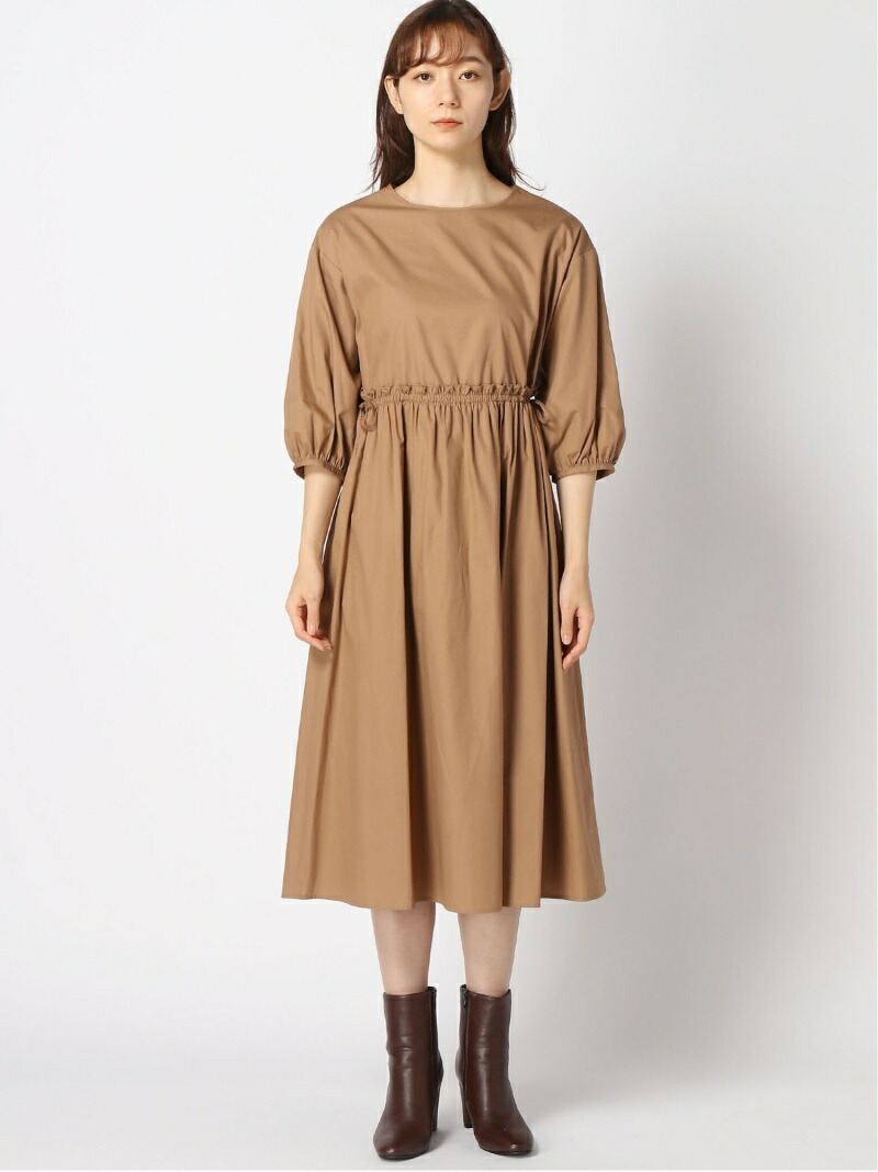 To B By Agnes B W Wj04 ギャザーワンピース Agnes B アニエスベー ワンピース 5ー9分袖ワンピース 送料無料 Rakuten Fashion Kuechen Ly