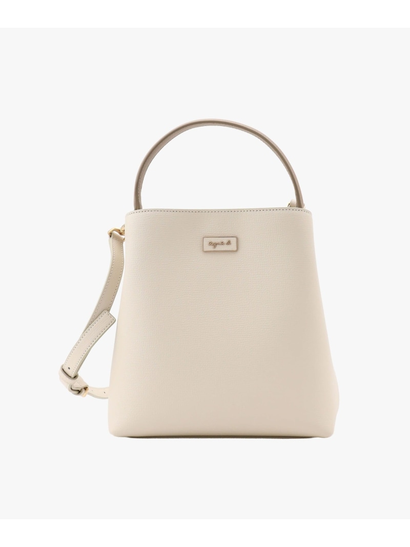 2wayワンハンドルバッグ QAS02Z-04 agnes b. VOYAGE アニエスベー 御徒面子 ショルダーバッグ 白いこと【貨物輸送無料】[ Fashion]