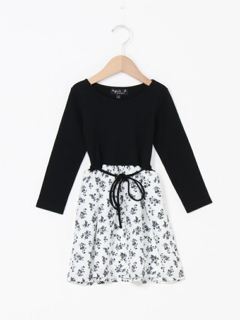 楽天市場 Sale 50 Off Agnes B Enfant K Ibu1 キッズ ワンピース Agnes B Enfant アニエスベー ワンピース キッズワンピース ブラック Rba E 送料無料 Rakuten Fashion Agnes B