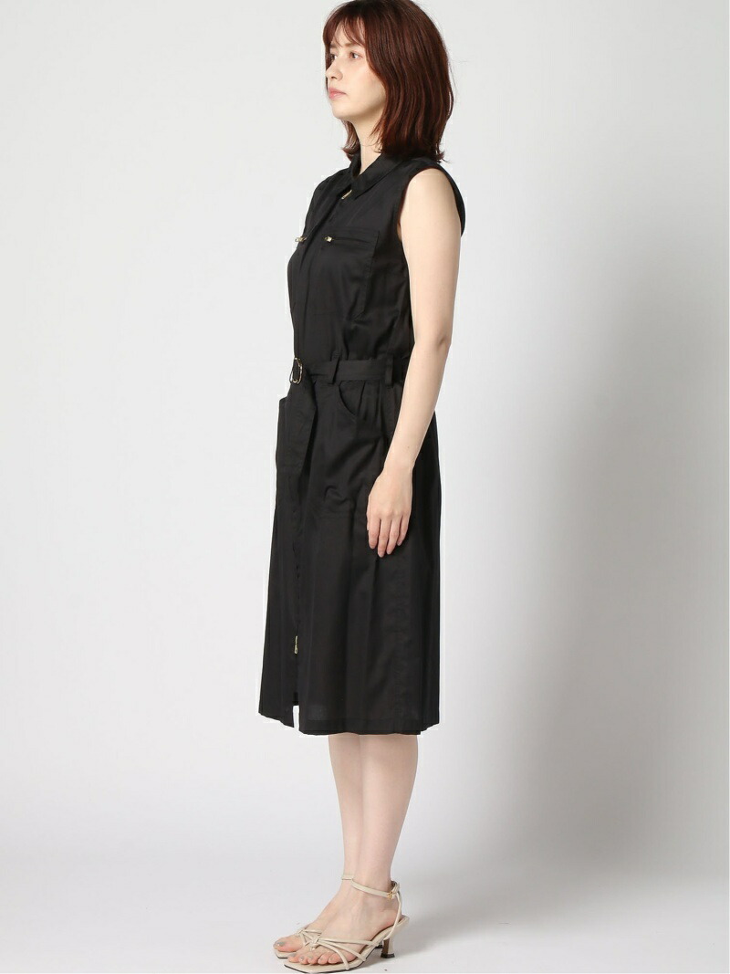 Agnes B W Uaw9 コンビネゾンデザインワンピース Agnes B アニエスベー ワンピース ノースリーブワンピース ブラック 送料無料 Rakuten Fashion septicin Com