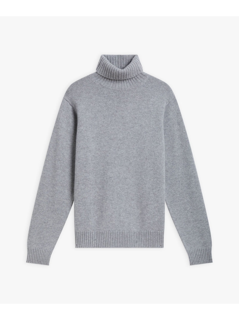 カシミヤ タートルネック 長袖 ニット プルオーバー "Senga" agnes b. FEMME アニエスベー トップス ニット グレー【送料無料】[ Fashion]｜agnes b.