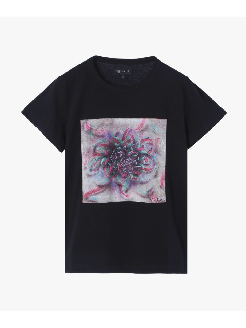 コットン プリント 半袖 アーティスト Tシャツ \