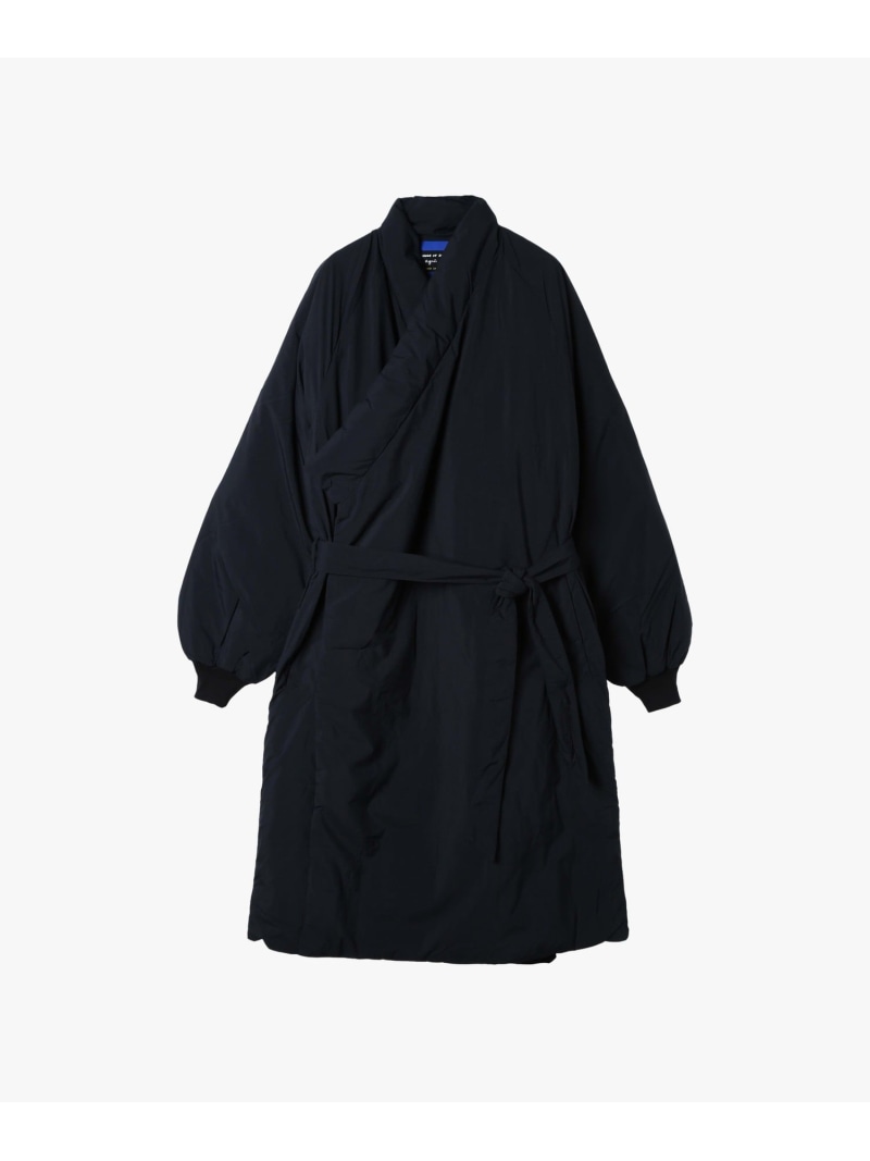 agnes b. x ABODE OF SNOW \"Chuba Down Coat\"" agnes b. FEMME アニエスベー ジャケット・アウター 余分の物のジャケット・アウター 黒いこと【貨物輸送無料】[ Fashion]"