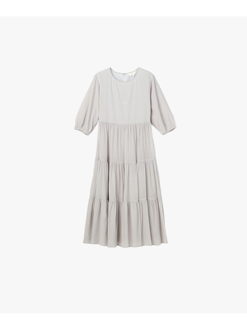 コットン シフォン ティアード ワンピース To b. by agnes b. アニエスベー ワンピース・ドレス ワンピース【送料無料】[ Fashion] 20,075円