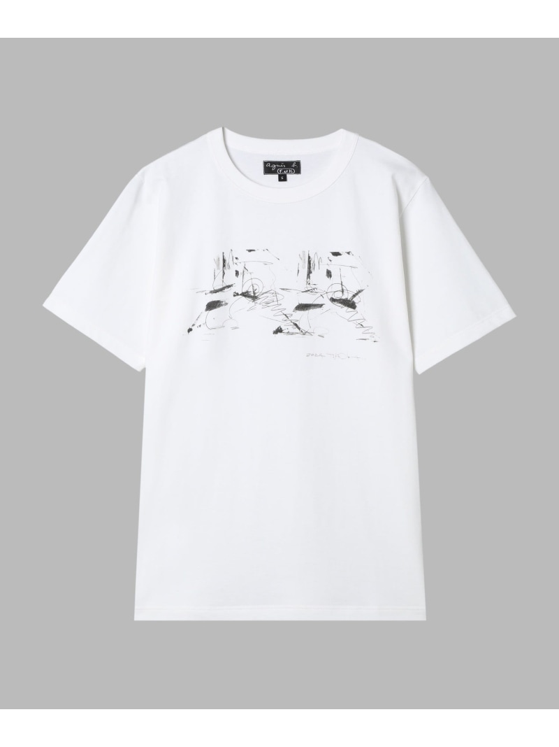 プリント コットン 半袖 アーティスト Tシャツ \