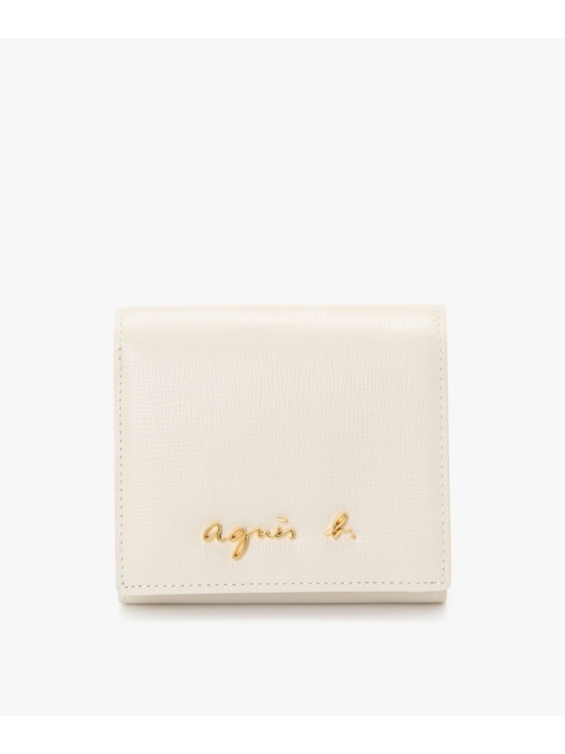 レザー 二つ折り ウォレット "City" ZAW07-01 agnes b. VOYAGE アニエスベー 財布・ポーチ・ケース 財布 ホワイト【送料無料】[ Fashion]｜agnes b.