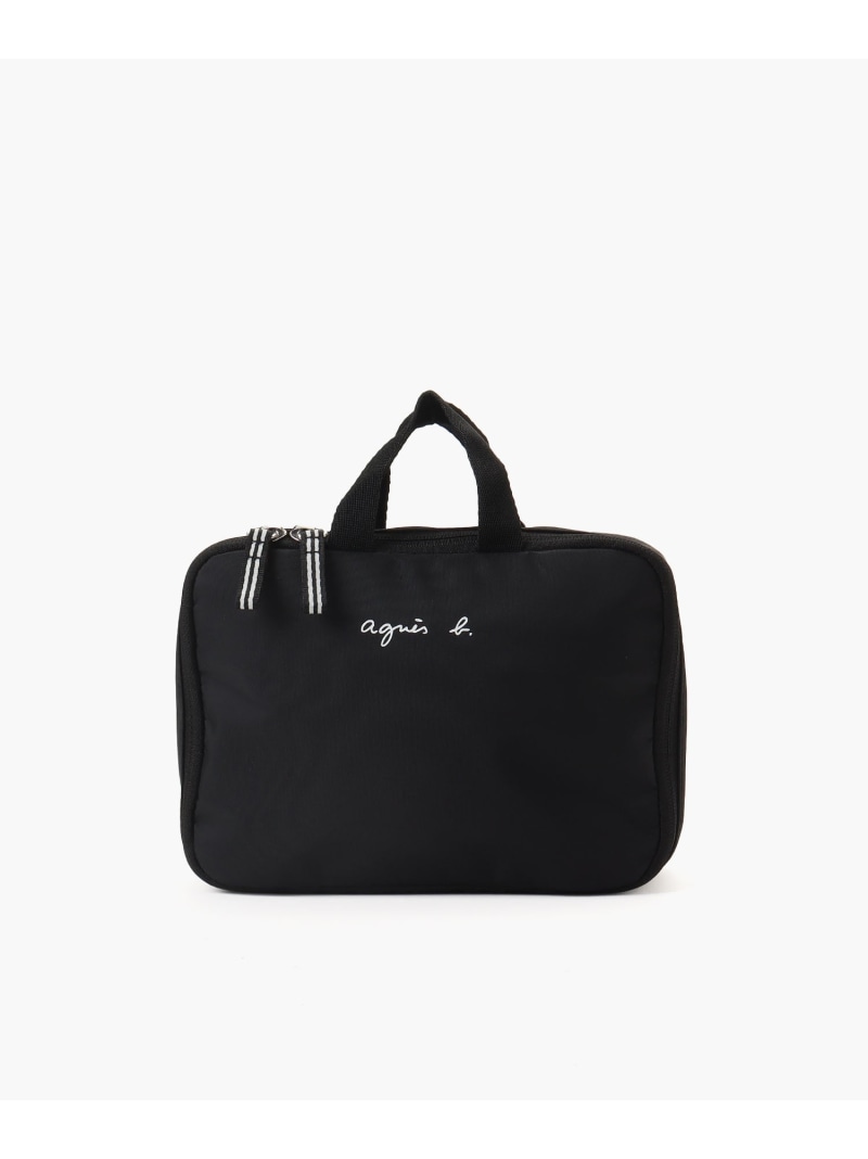 【みみ✳様限定】agnès b. ブラック マザーズバッグ 収納ケース付き AC12 E BAG ペアレンツバッグ（マザーズバッグ） ｜agnès b