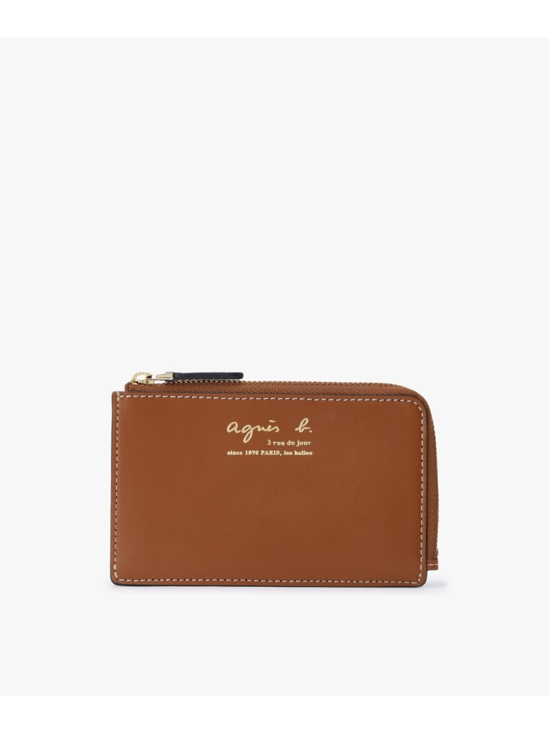 レザー カードケース ZAW01-04 agnes b. VOYAGE アニエスベー 財布・ポーチ・ケース その他の財布・ポーチ・ケース ブラウン【送料無料】[ Fashion]