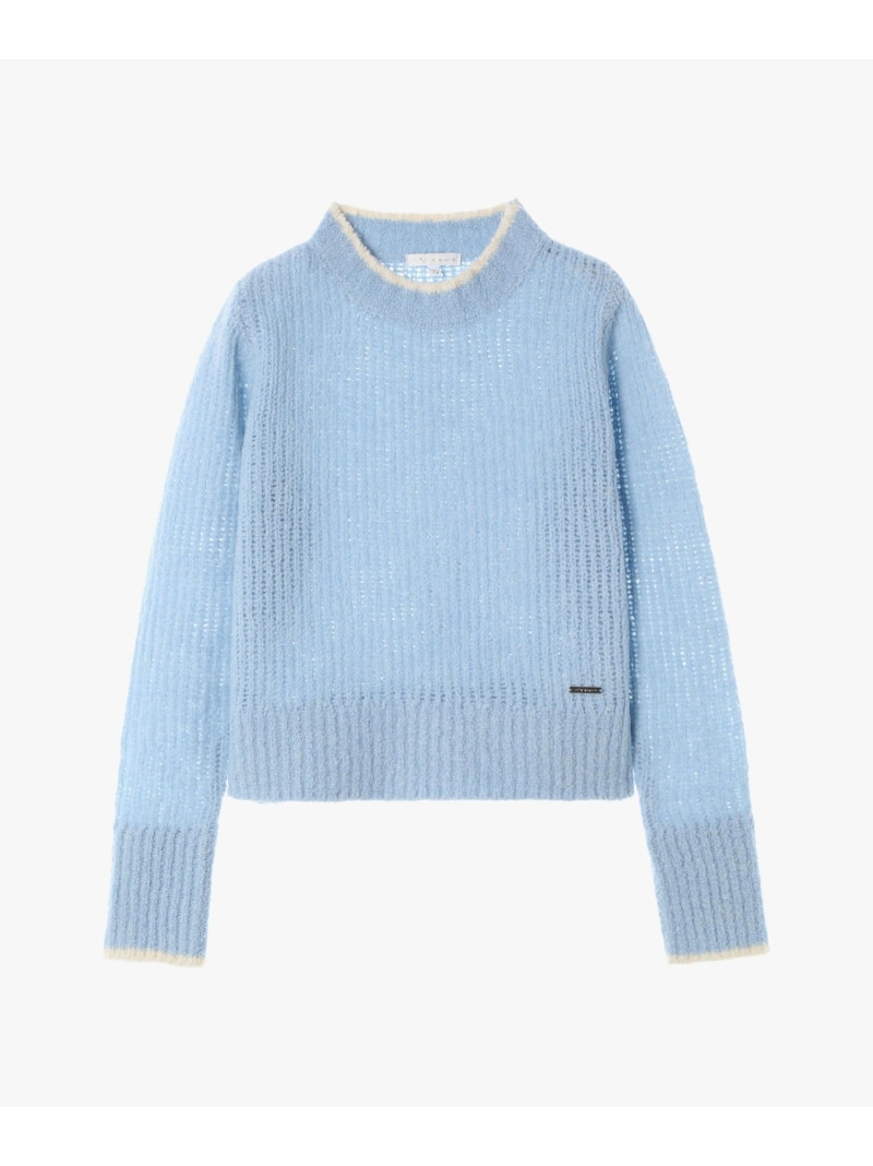 バイカラーライン ニット プルオーバー To b. by agnes b. アニエスベー トップス ニット【送料無料】[ Fashion]｜agnes b.