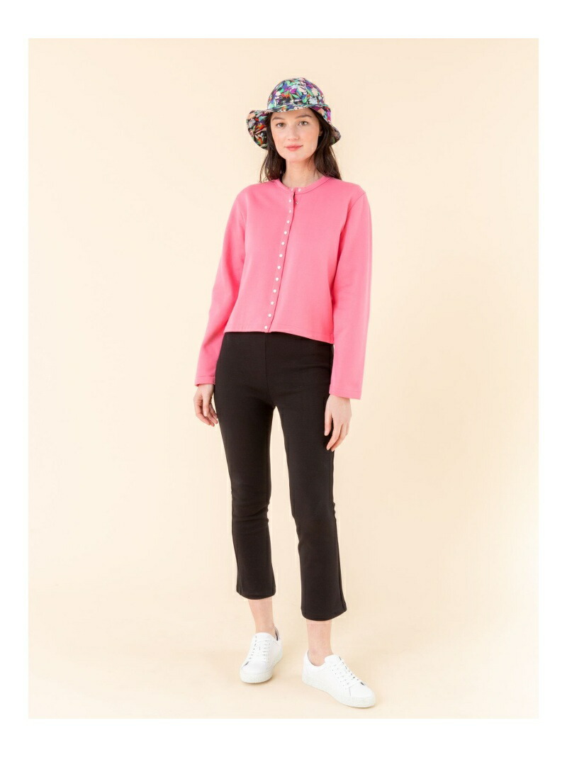 M001 CARDIGAN FEMME Fashion France Made Rakuten agnes b. in アニエスベー カーディガン  カーディガンプレッション ニット ピンク 大特価 カーディガンプレッション