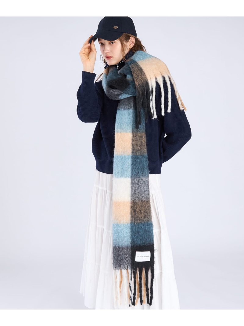 楽天市場】ウール カシミヤ マフラー To b. by agnes b. アニエスベー