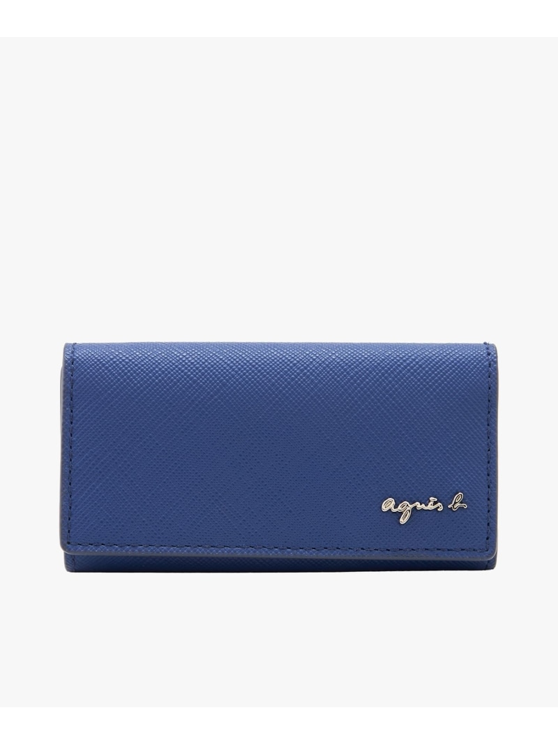 レザー キーケース "Simon" MH18-03 agnes b. VOYAGE アニエスベー 財布・ポーチ・ケース その他の財布・ポーチ・ケース ブルー【送料無料】[ Fashion]｜agnes b.