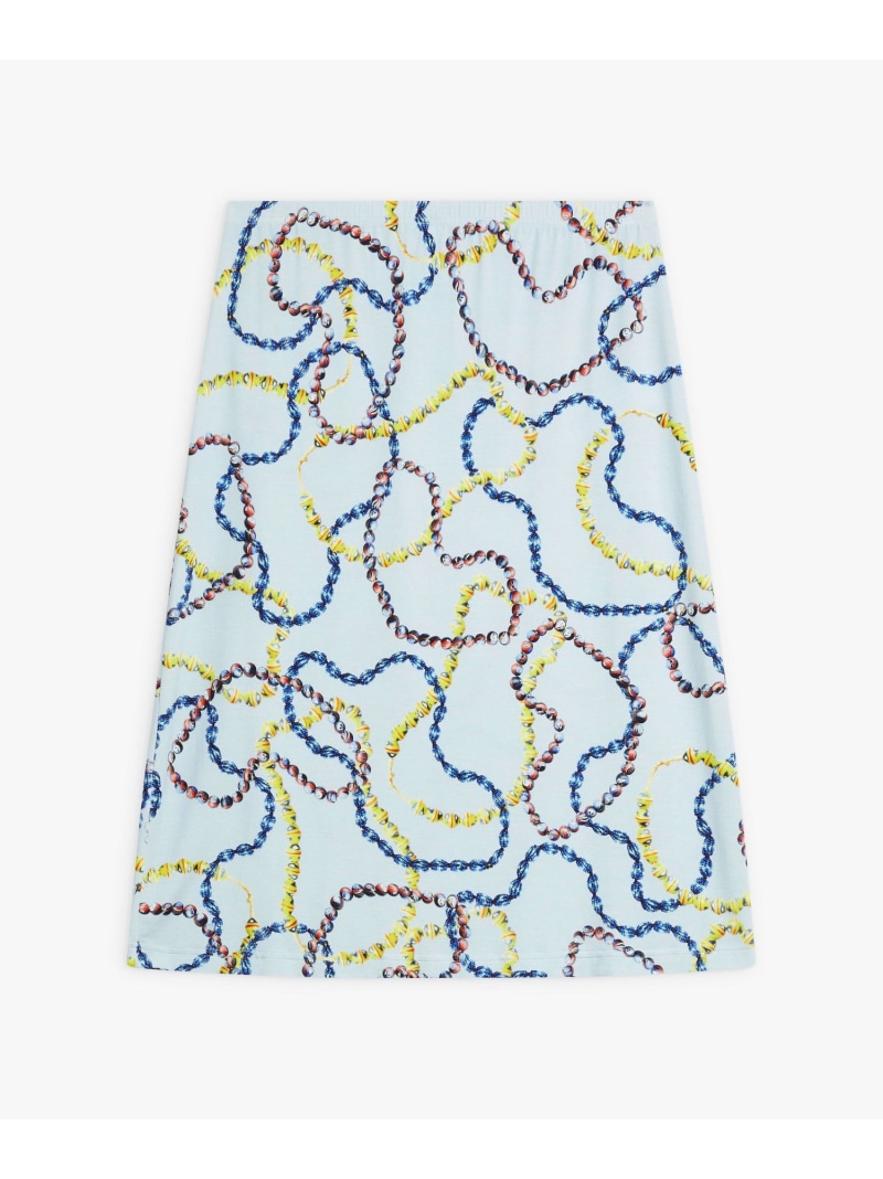 【SALE／55%OFF】プリント ひざ丈スカート "Colliers" agnes b. FEMME アニエスベー スカート その他のスカート【RBA_E】【送料無料】[ Fashion]｜agnes b.
