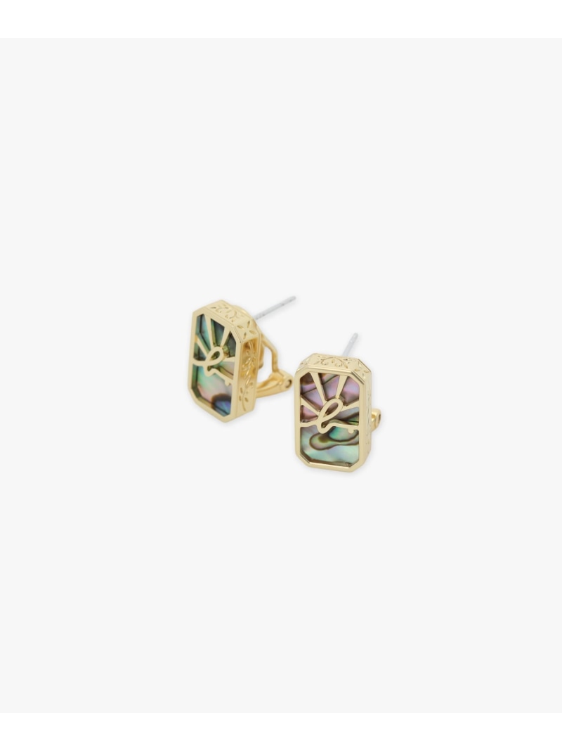 【SALE／37%OFF】"b."ロゴ アバロンシェル ピアス "Window Vistas" agnes b. FEMME アニエスベー アクセサリー・腕時計 ピアス ゴールド【RBA_E】【送料無料】[ Fashion]｜agnes b.