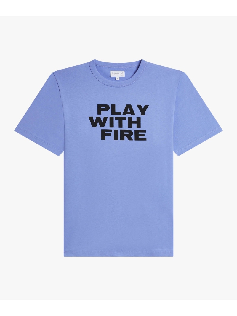 プリント コットン 半袖 Tシャツ \