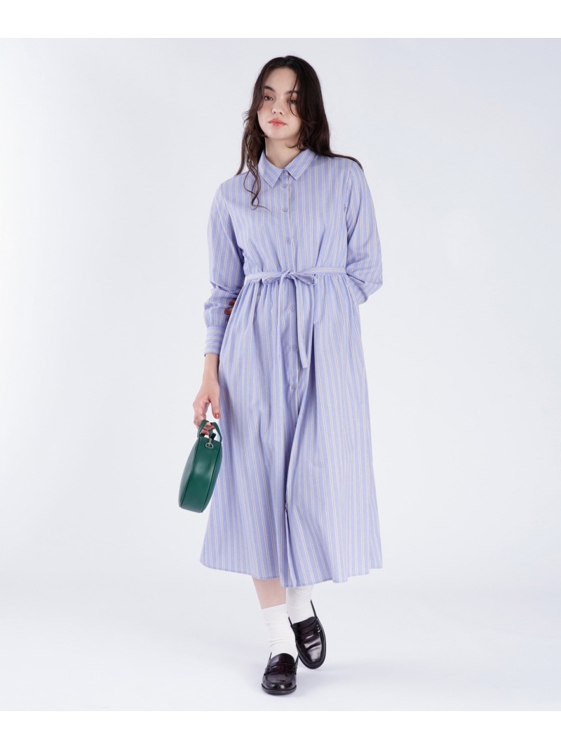 アニエス・ベー　ピンク シャツワンピース 36 半袖　USED アニエス・ベー ピンク シャツワンピース 36 半袖 USED