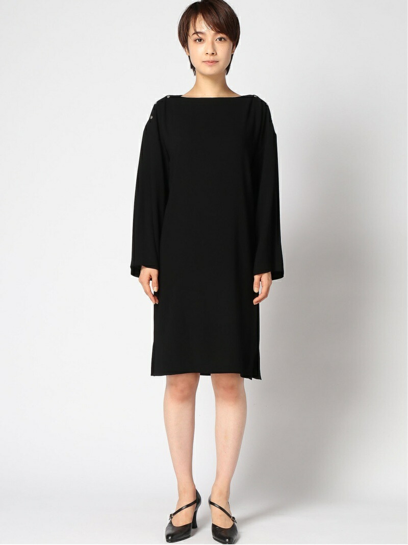 Agnes B Femme W U700 プレッションワンピース Agnes B Femme アニエスベー ワンピース 長袖ワンピース ブラック 送料無料 Rakuten Fashion Linumconsult Co Uk