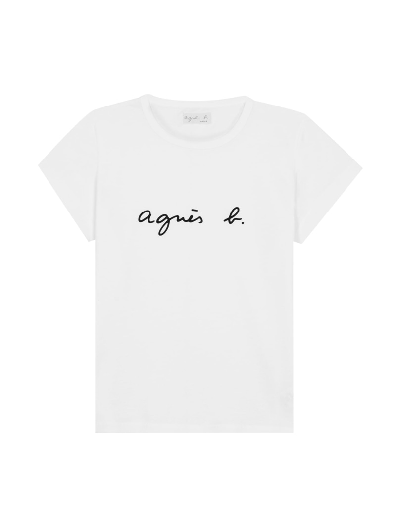 S345 TS メッセージTシャツ agnes b. FEMME アニエスベー トップス