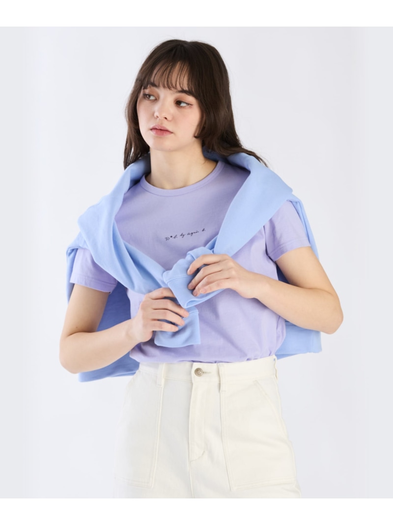 Agnes b（アニエスベー）レディース 半袖ロゴ入りTシャツ 2色 agnes b.｜アニエスベーのトップス（半袖）通販 - ZOZOTOWN
