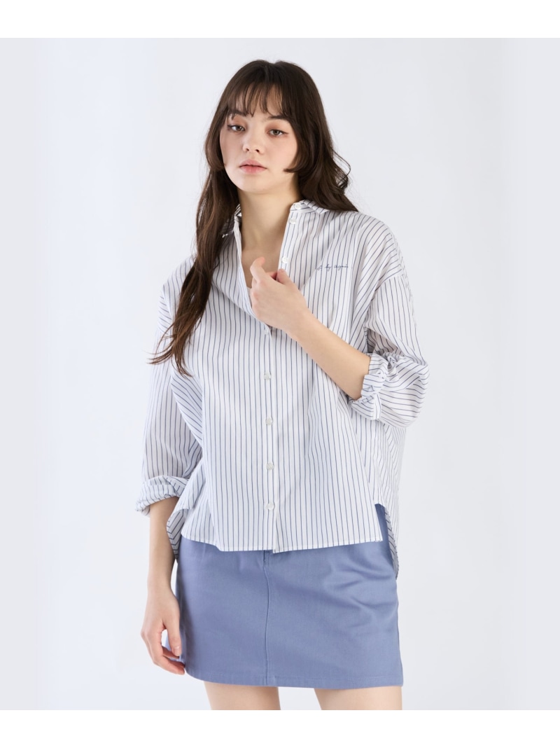 「agnes b.」 ノースリーブブラウス 1 ブルー レディース トゥービー バイ アニエスベー To b. by agne's b