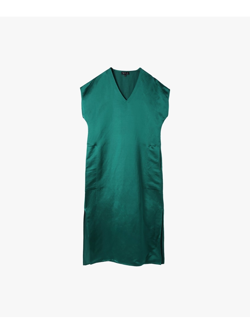 【SALE／60%OFF】UT40 ROBE ワンピース agnes b. FEMME アニエスベー ワンピース・ドレス その他のワンピース・ドレス グリーン【RBA_E】【送料無料】[ Fashion]｜agnes b.