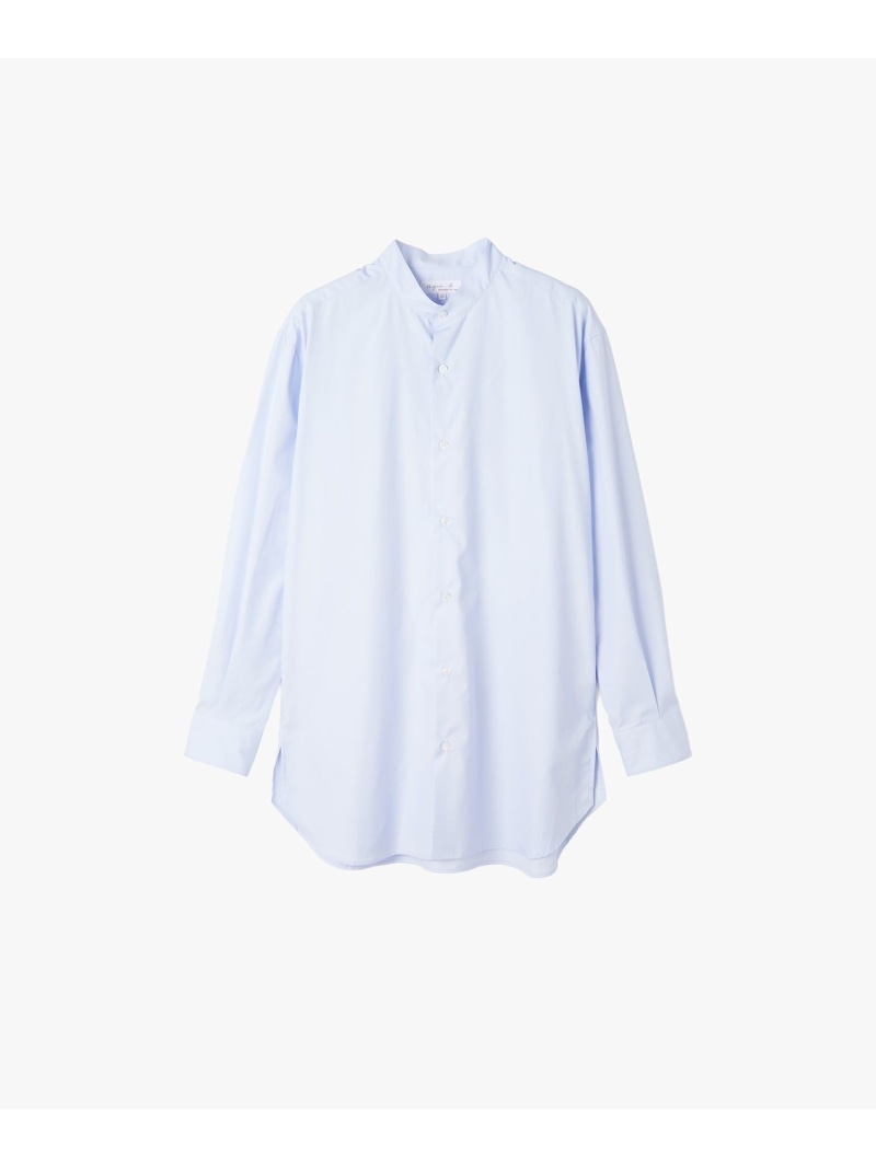 メンズ スタンドカラー チュニック agnes b. HOMME アニエスベー トップス シャツ・ブラウス ブルー【送料無料】[ Fashion]｜agnes b.