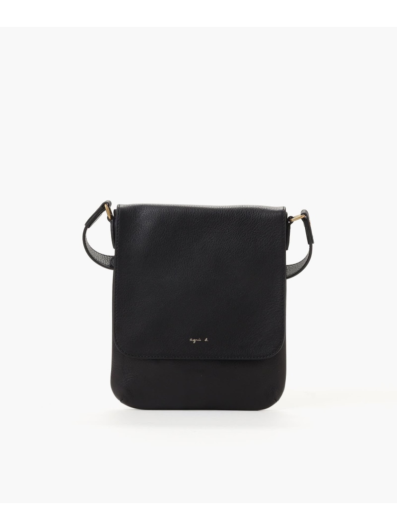 アニエスべー　ショルダーバッグ ブラック　ナイロン製　【新品・未使用】 agnes b. アニエスベー バッグ 男女兼用 ショルダーバッグ 黒