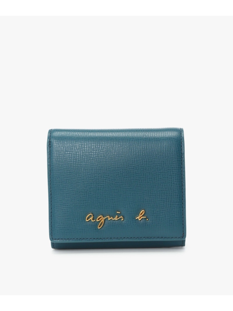 【by R 限定品】agnes b. レザー 二つ折り ウォレット \