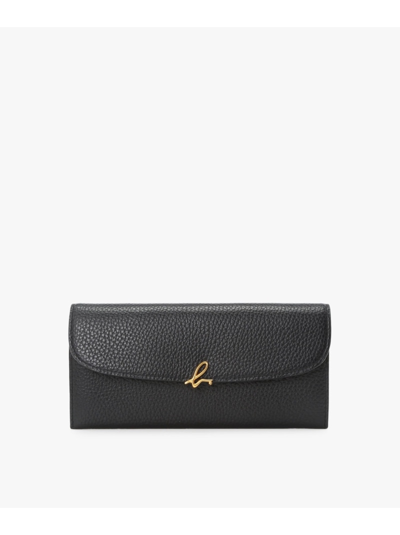 レザー ロングウォレット "The b." ABW02-03 agnes b. VOYAGE アニエスベー 財布・ポーチ・ケース 財布 ブラック【送料無料】[ Fashion]｜agnes b.