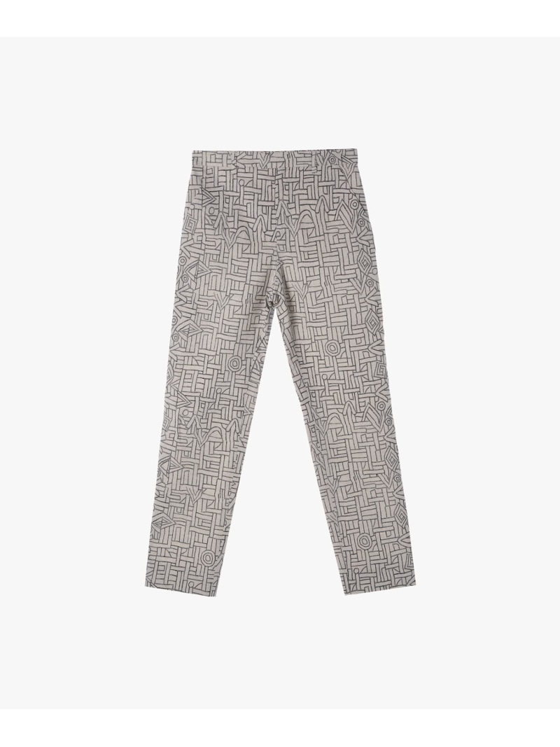 【SALE／50%OFF】プリント リネン コットン パンツ "Fergie" agnes b. FEMME アニエスベー パンツ その他のパンツ ベージュ【RBA_E】【送料無料】[ Fashion]｜agnes b.