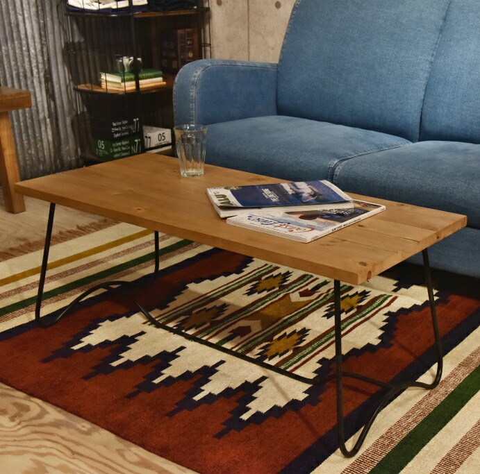 楽天市場】センターテーブル 120 木製 北欧風 アンティーク風 120cm