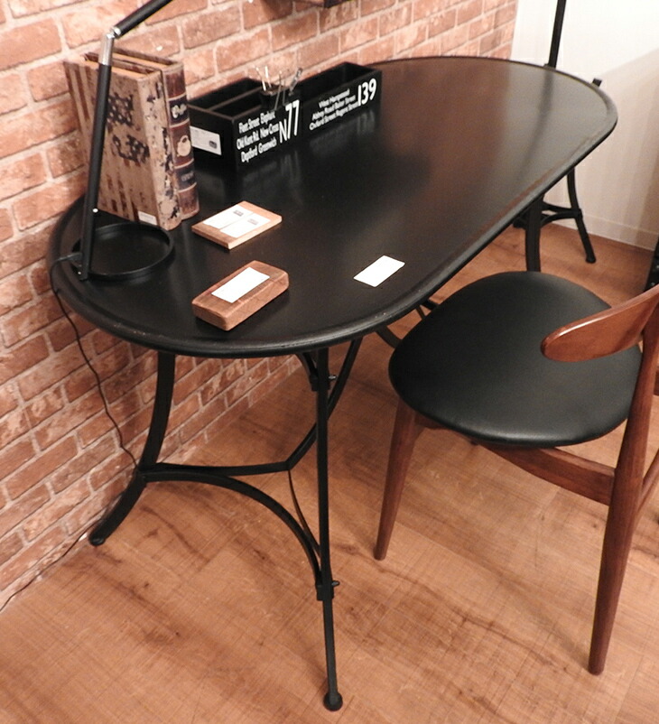 配送員設置送料無料 楽天市場 アンクル オーバル ダイニング テーブル Els 215 スチール ブラック 黒 机 食卓 ４人用 ６人用 丸テーブル モダン デザイナーズ 北欧 かわいい アメリカン 北欧 ビンテージ アンティーク おしゃれ インテリア 家具 新生活 一人暮らし