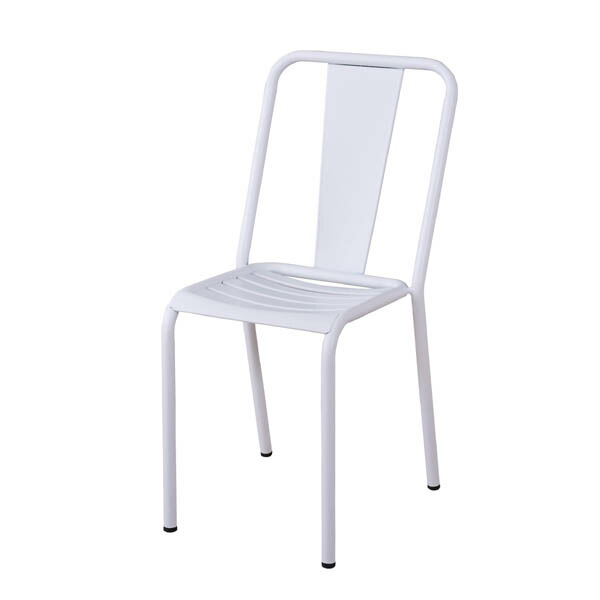 楽天市場】チェア PC-506SV シルバー スチール スタッキング チェア