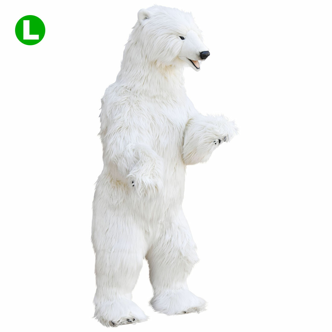 HANSA 3650 ホッキョクグマ146 全長：160糎 STANDINGPOLAR   BH3650  ぬいぐるみ ハンサ クリスマス 生まれ落ちる日 差し上げ物 毛の荒物 犬 猫 鳥 うさぎ ペンギン 毛の荒物 飾りつけ あやつり人形 図形 KOESEN ケーセン 気が大きい マスコット 実物大 大型
