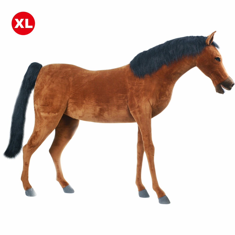 HANSA 5447 サラブレッド175 全長：175cm THOROUGHBRED BH5447 ぬいぐるみ ハンサ クリスマス 誕生日 プレゼント 動物 犬 猫 鳥 うさぎ ペンギン アニマル 置物 人形 フィギュア KOESEN ケーセン 大きい マスコット 実物大 大型