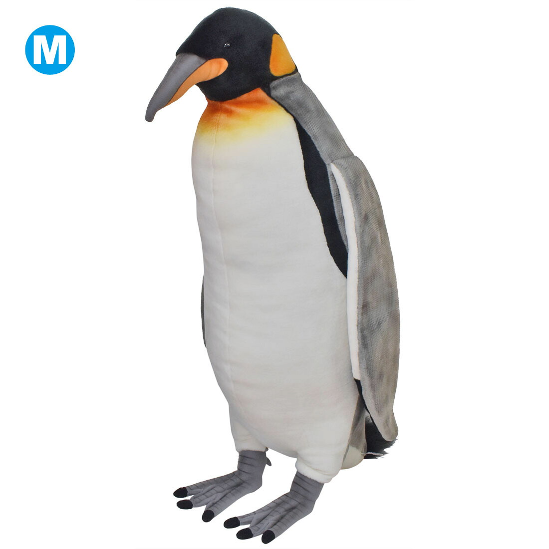 HANSA 7115 キングペンギン80 全長：80cm KING PENGUIN BH7115 ぬいぐるみ ハンサ クリスマス 誕生日 プレゼント 動物 犬 猫 鳥 うさぎ ペンギン アニマル 置物 人形 フィギュア KOESEN ケーセン 大きい マスコット 実物大 大型｜agog　店