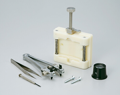 MKS(明工舎製作所) バッテリーチェンジツールセットセット BSプラハンマー バンドバイス バンドピン抜き棒 腕時計 修理 工具 メンテナンス 電池交換 バンド調整｜agog　店