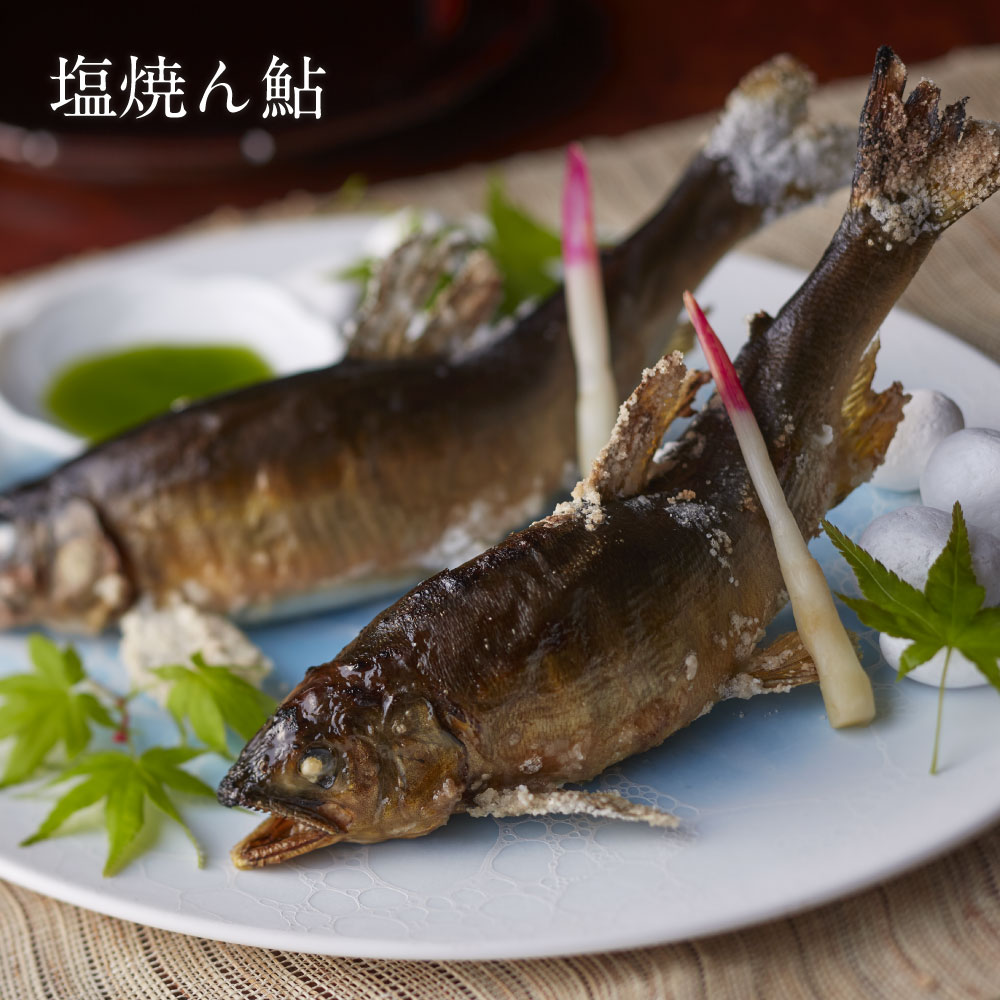 市場 塩焼ん鮎 番匠川 鮎の塩焼き 博多まるきた水産 川魚