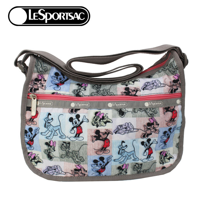 レスポートサック バッグ 75 G786 Mickey Patchwork クラシック ホーボー Classic Hobo 斜め掛け ショルダーバッグ ディズニー コラボ ミッキー Lesportsac Ab Fmcholollan Org Mx