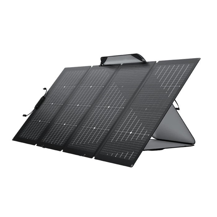 EcoFlow 220W 片面 ソーラーパネル Gen2 ソーラー チャージャー ECOFLOW ソーラーパネル 220W片面ソーラーパネルGen2 太陽光発電