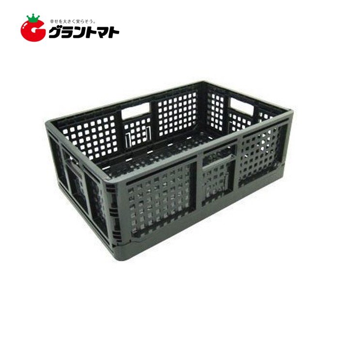 楽天市場】折りたたみコンテナ 緑 10個セット 安全興業 個人宅配送不可