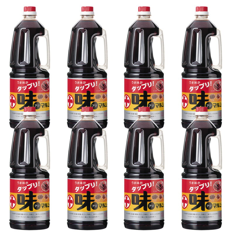 味マルジュウ 1800ml×8本 丸十大屋 お取り寄せ 山形 芋煮会 醤油 しょうゆ 調味料 マルジュウ醤油 芋煮会 定番 だし醤油 国産 国産醤油 丸十 出汁醤油 調味料 1.8リットル 送料無料 [味マルジュウ１．８Ｌ×８本] 即送