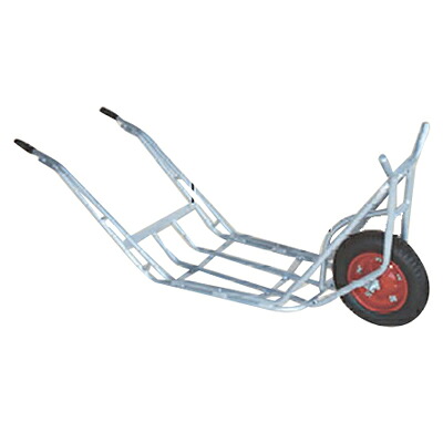 ハラックス 一輪車 植木用一輪車 CU-1【個人宅配送OK】【100キロ積載 植木 肥料 低床荷台 アルミ製 一輪車 台車 日本製】【代引不可】｜アグリズ店 24,218円